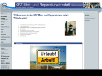 mietwerkstatt-wilhelmsdorf.de Webseite Vorschau