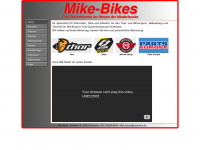 mike-bikes.de Webseite Vorschau