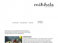 mikkels.de Webseite Vorschau