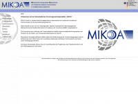 mikoa.de Webseite Vorschau