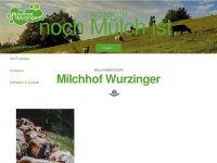 milchhof-wurzinger.at Webseite Vorschau