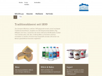 milchhuus.ch Webseite Vorschau