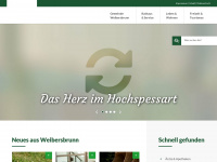 weibersbrunn.de Webseite Vorschau