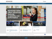 kenwood-electronics.fr Webseite Vorschau