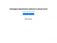 holzregion-bayerischer-wald.de Webseite Vorschau