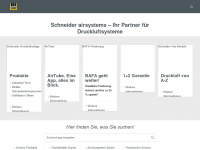 schneider-airsystems.de Webseite Vorschau