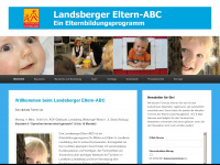 landsberger-eltern-abc.de Webseite Vorschau