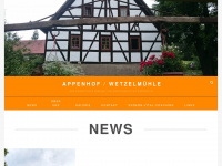 appenhof.de Webseite Vorschau