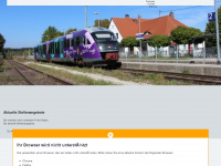 suedostbayernbahn.de Webseite Vorschau