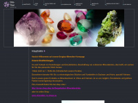 mineralien-und-kristalle.de Webseite Vorschau