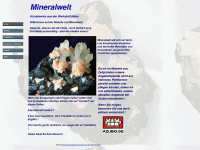 mineralwelt.de Webseite Vorschau