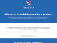 minerva.ch Webseite Vorschau