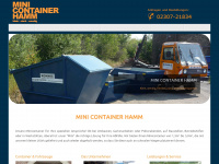 mini-container-hamm.de Webseite Vorschau
