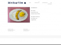 minibarfilm.ch Webseite Vorschau