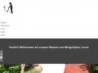minigolf-loose.de Webseite Vorschau