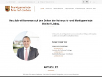 minihof-liebau.at Webseite Vorschau