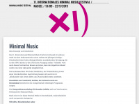 minimal-music-festival.de Webseite Vorschau
