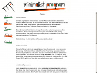 Minimalistprogram.de