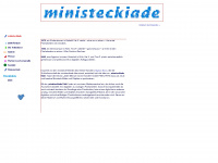 ministeckiade.de Webseite Vorschau