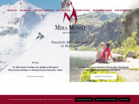 mira-monti.at Webseite Vorschau