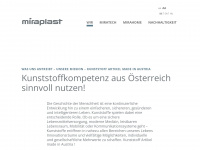 miraplast.at Webseite Vorschau