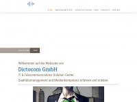 dicto.com Webseite Vorschau