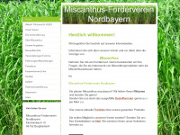 miscanthusverein.de Webseite Vorschau