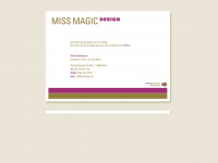 miss-magic.de Webseite Vorschau