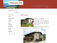 mittenwalderhof.at Webseite Vorschau