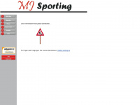 mj-sporting.de Webseite Vorschau