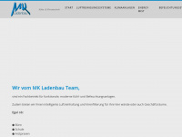 mk-ladenbau.de Webseite Vorschau