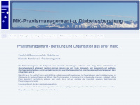 mk-praxismanagement.de Webseite Vorschau