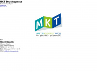 mkt-druckagentur.de Webseite Vorschau