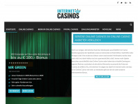 internet-casinos.de Webseite Vorschau