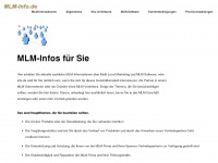 mlm-info.de Webseite Vorschau