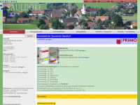 sauldorf.de Webseite Vorschau