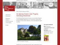 burg-stavenow.de Webseite Vorschau