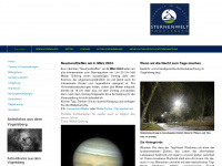 sternenwelt-vogelsberg.de Webseite Vorschau