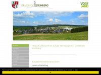 gemeinde-steinberg.de Webseite Vorschau