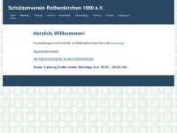 schuetzenverein-rothenkirchen.de Webseite Vorschau
