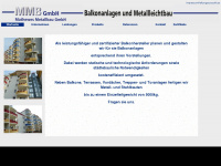mmb-balkonbau.de Webseite Vorschau