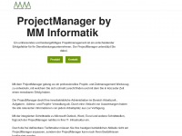 mminformatik.ch Webseite Vorschau