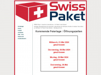 swiss-paket.de Webseite Vorschau