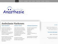mobile-anaesthesie.at Webseite Vorschau