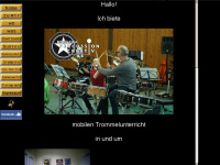 mobile-drum-school.de Webseite Vorschau