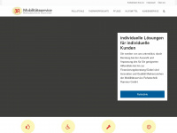 mobilitaetsservice.at Webseite Vorschau