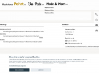 modehaus-pohrt.de Webseite Vorschau