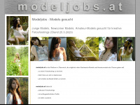 modeljobs.at Webseite Vorschau