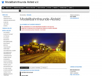 modellbahnfreunde-alsfeld.de Webseite Vorschau