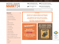modellbahnmarkt24.de Webseite Vorschau